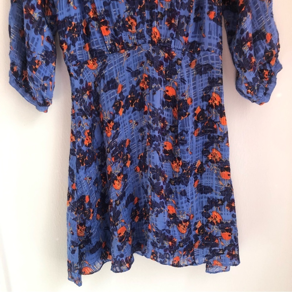 Tanya Taylor Size 2 Natalia Silk Floral A Line Casual Mini Dress - Picture 5 of 9